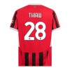 Camiseta de fútbol AC Milan Thiaw 28 Primera Equipación 2024-25 - Hombre